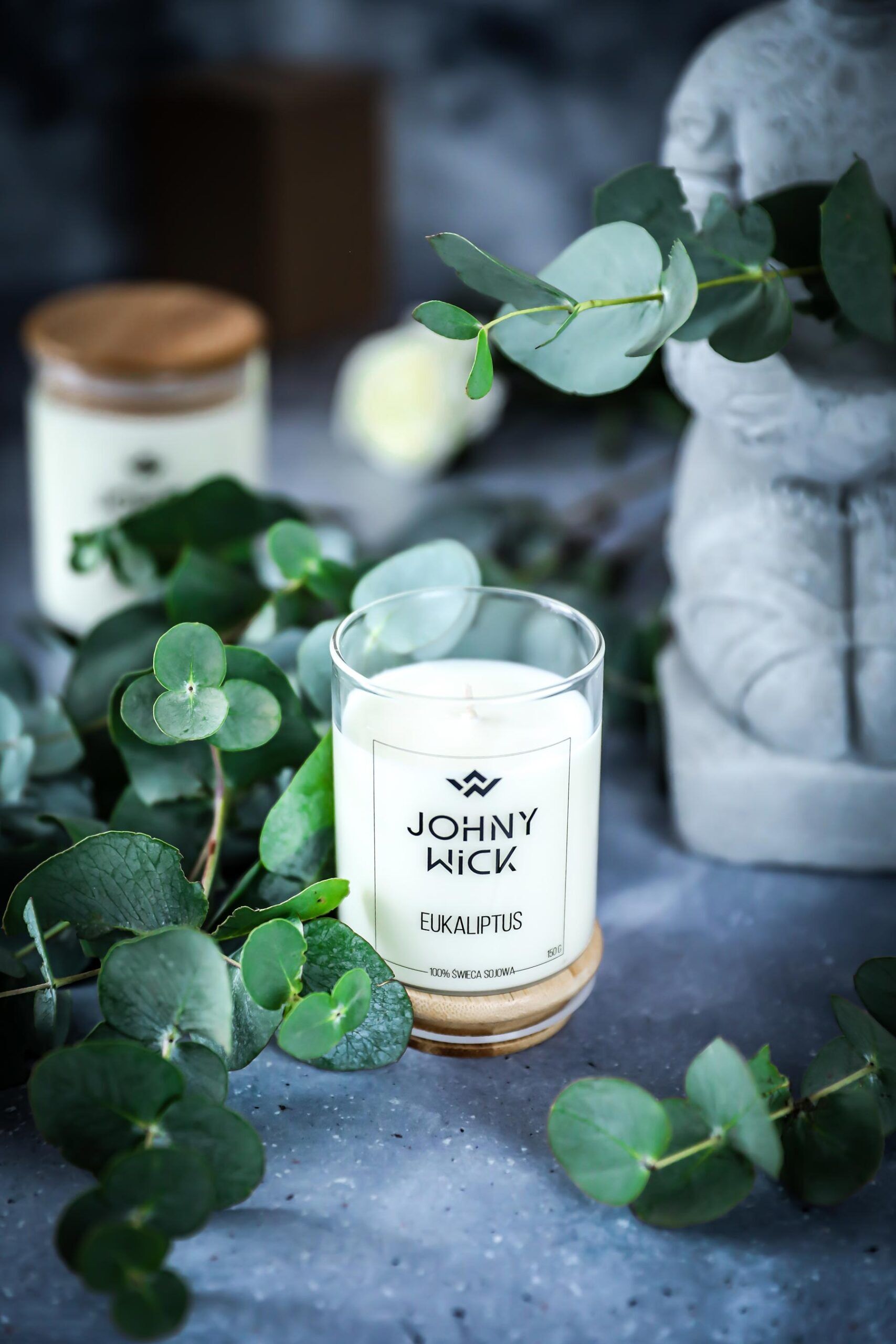 świeca sojowa eukaliptus