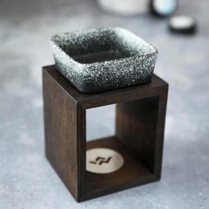 kominek drewniany do wosków zapachowych