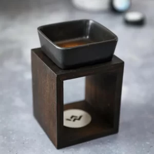 kominek drewniany do wosków zapachowych