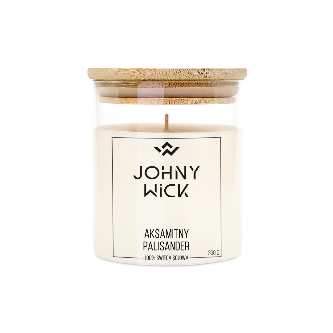 świeca sojowa zapachowa aksamitny palisander