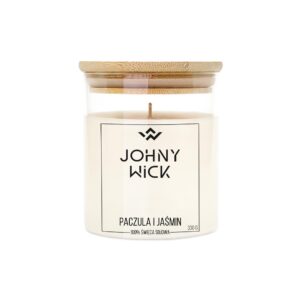 świeca sojowa zapachowa paczula i jaśmin