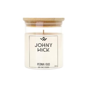 świeca sojowa zapachowa peonia i oud