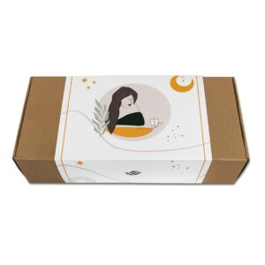 box prezentowy ze świecami