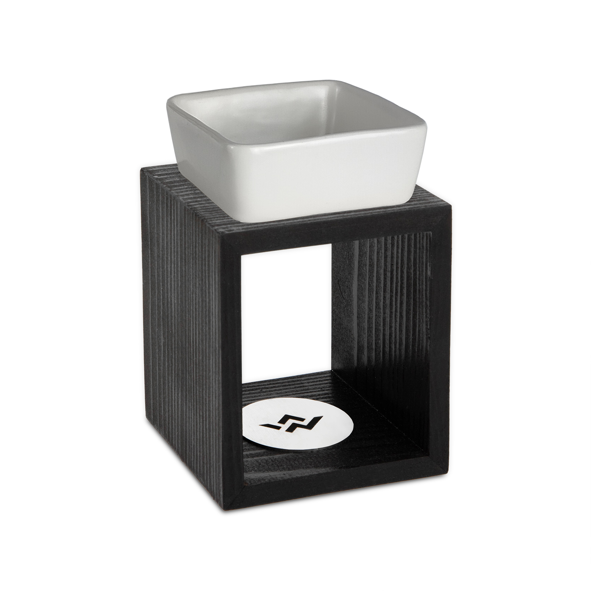 drewniany kominek do wosków zapachowych