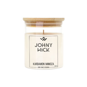 świeca sojowa kardamon i mimoza
