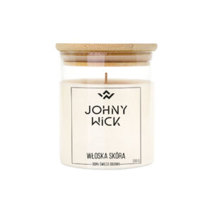 świeca sojowa włoska skóra